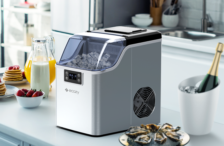 Movers & Shakers in Appliances, On Amazon, Only $199 – Top – Notch Best Countertop Ice Makers, 45lbs Per Day, 24 Cubes Ready in 13 Mins, Stainless Steel Housing, Auto Self-Cleaning Ice Maker with Ice Bags and Ice Scoop for Kitchen Office Bar Party