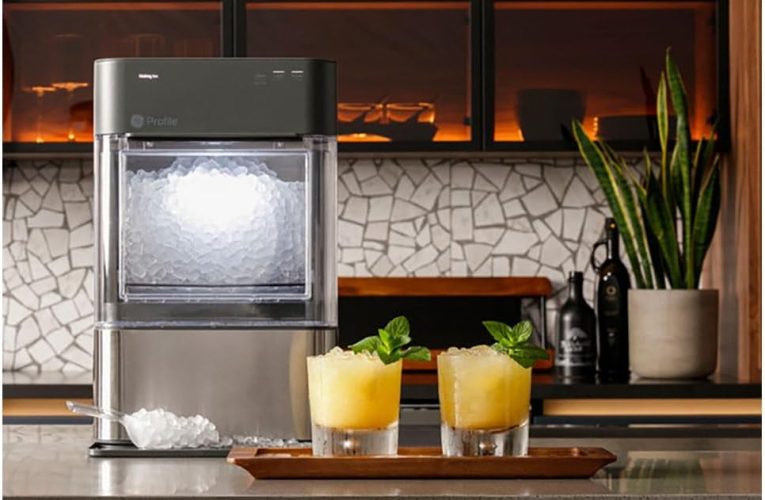 Movers & Shakers in Appliances, On Amazon, Only $549 – Top – Notch Best 2.0 XL with 1 Gallon Tank, Chewable Crunchable Countertop Nugget Ice Maker, Scoop included, 38 lbs in 24 hours, Pellet Ice Machine with WiFi & Smart Connected, Stainless Steel