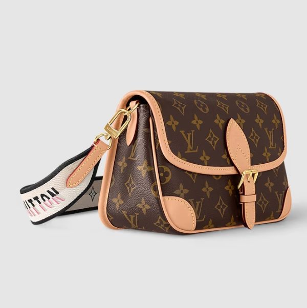 Louis Vuitton Diane Satchel Handbag M45985 – Monogram Canvas Revisits Designer LV Bag - Image 7