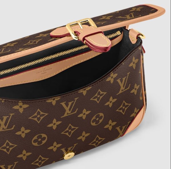 Louis Vuitton Diane Satchel Handbag M45985 – Monogram Canvas Revisits Designer LV Bag - Image 9