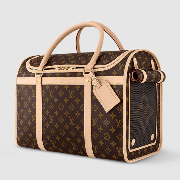 Louis Vuitton Classic Dog Carrier Bag M45662 $199 – Monogram Canvas Designer LV Dog Bag Monogram