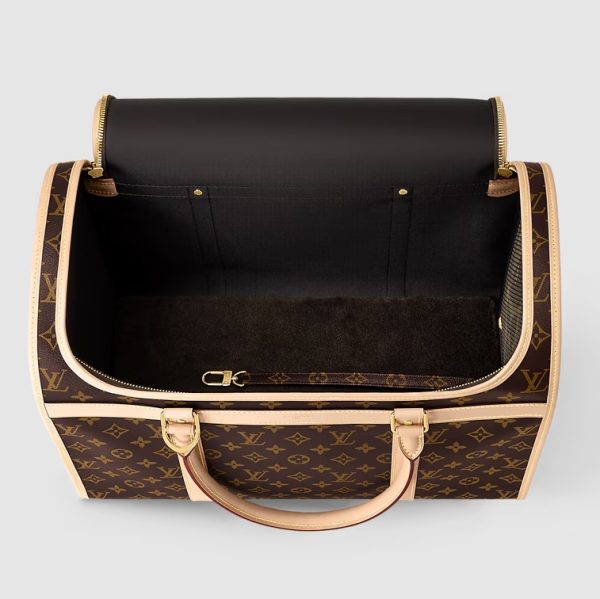 Louis Vuitton Classic Dog Carrier Bag M45662 $199 – Monogram Canvas Designer LV Dog Bag Monogram - Image 4