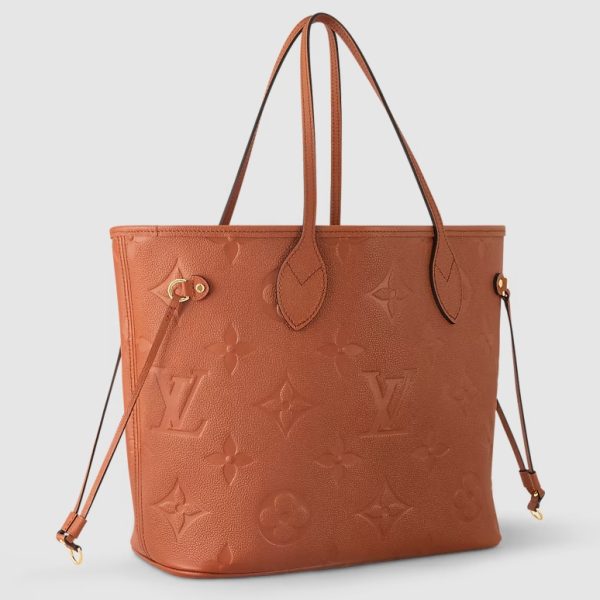 Louis Vuitton Neverfull MM Handbag M12605 – Monogram Empreinte Leather Designer LV Bag - Image 2