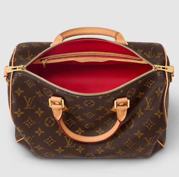 Louis Vuitton Speedy Soft 30 Crafty Handbag M11945 – Monogram coated canvas Designer LV Bag - Image 3