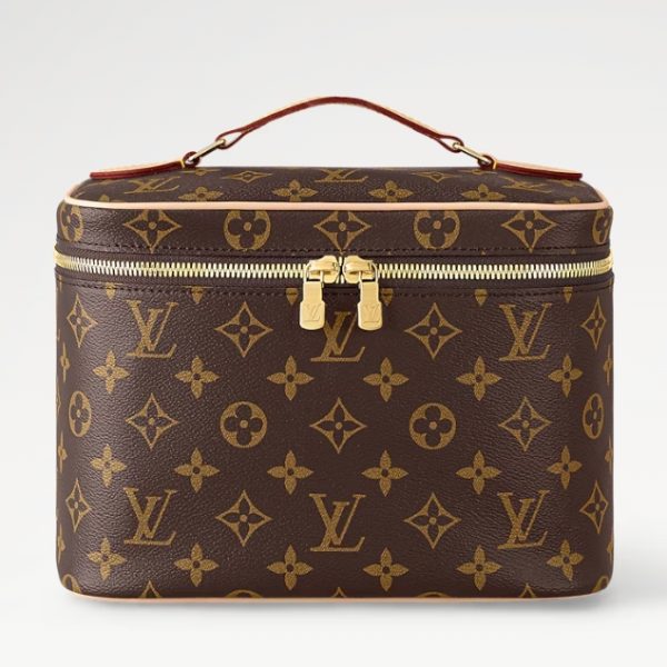 Louis Vuitton Nice BB Toiletry Bag M42265 – Monogram Canvas Designer LV Nice vanity case Bag