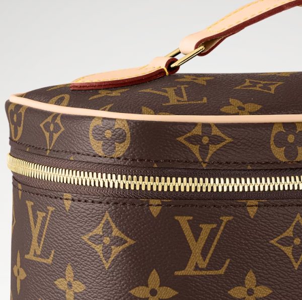 Louis Vuitton Nice BB Toiletry Bag M42265 – Monogram Canvas Designer LV Nice vanity case Bag - Image 2