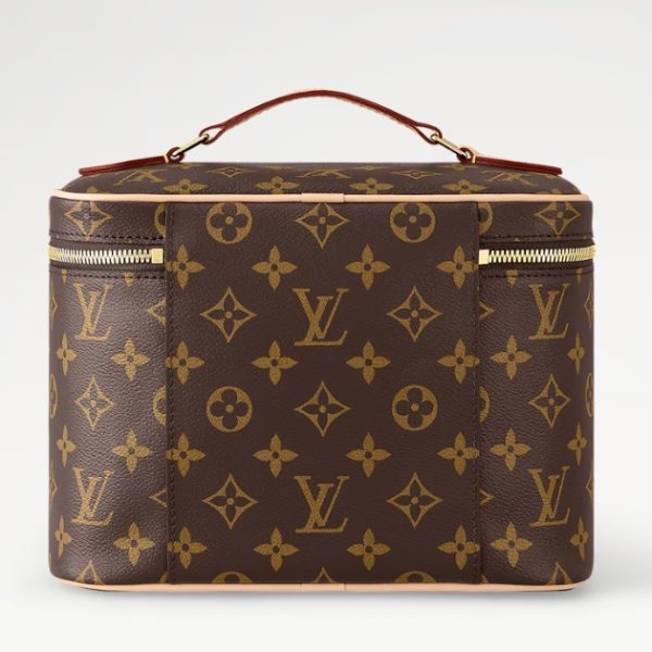 Louis Vuitton Nice BB Toiletry Bag M42265 – Monogram Canvas Designer LV Nice vanity case Bag - Image 7