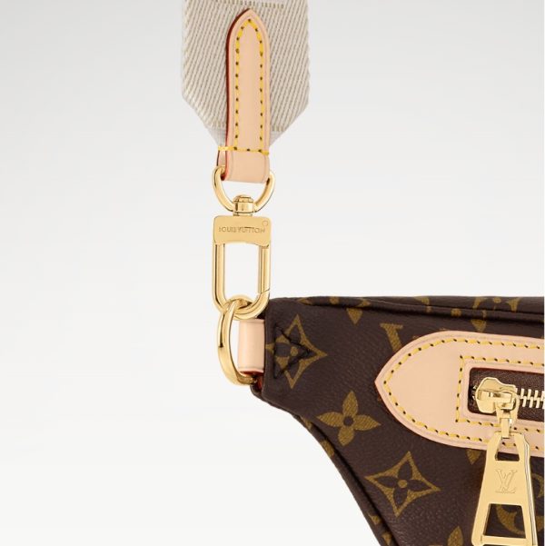 Louis Vuitton High Rise Bumbag Bag M46784 – Monogram Coated Canvas Designer LV Handbag - Image 3