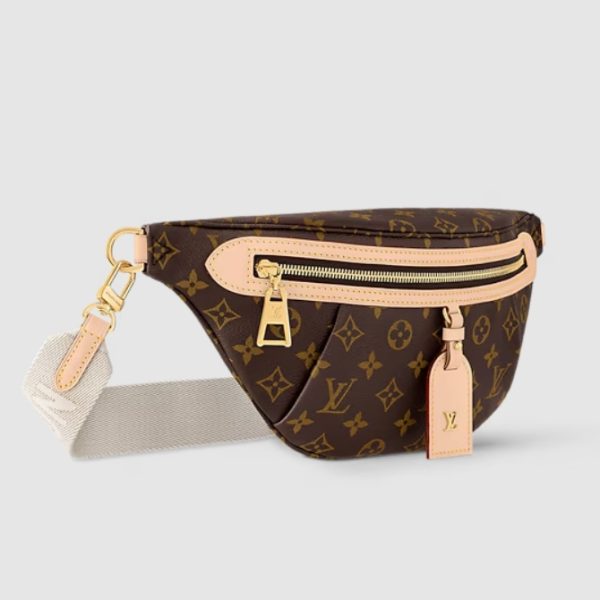 Louis Vuitton High Rise Bumbag Bag M46784 – Monogram Coated Canvas Designer LV Handbag - Image 9