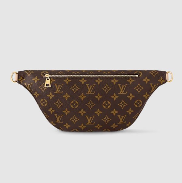 Louis Vuitton High Rise Bumbag Bag M46784 – Monogram Coated Canvas Designer LV Handbag - Image 7