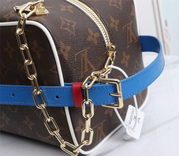 Replica Louis Vuitton X NBA Cloakroom Dopp Kit Bag - Image 5