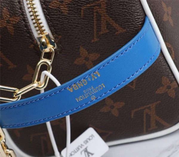 Replica Louis Vuitton X NBA Cloakroom Dopp Kit Bag - Image 9