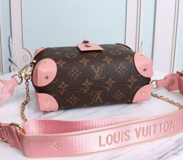 Replica Louis Vuitton Monogram Canvas Petite Malle Souple Handbag In Peche - Image 4