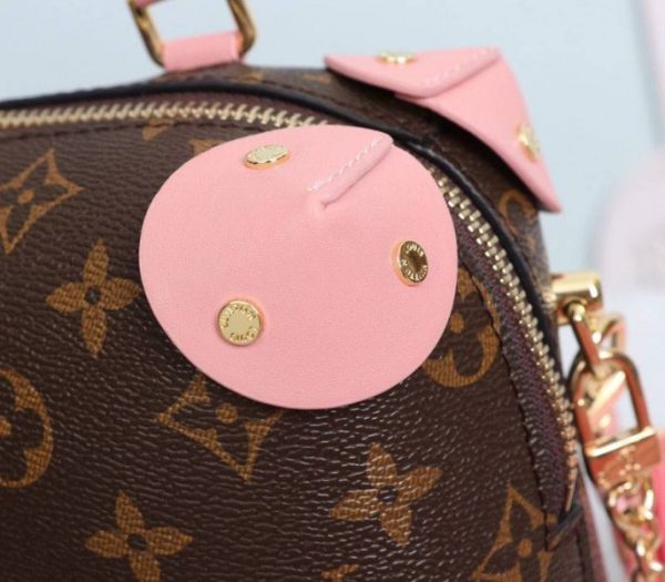 Replica Louis Vuitton Monogram Canvas Petite Malle Souple Handbag In Peche - Image 8