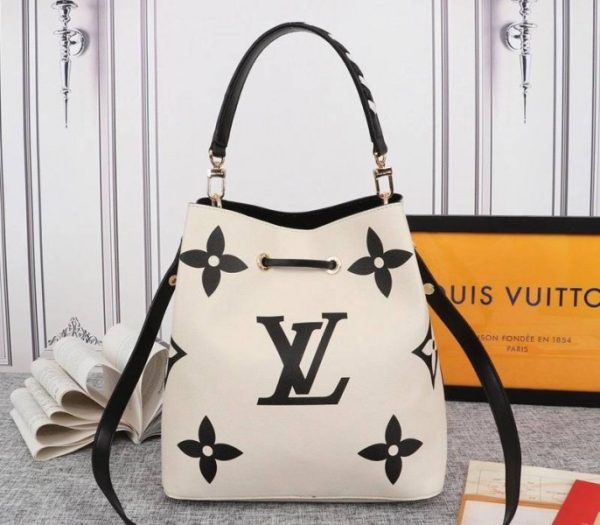 Replica Louis Vuitton Crafty NeoNoe MM Bag In Cream - Image 4