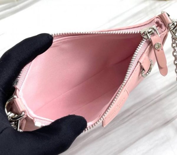 Replica Louis Vuitton Epi Leather Easy Pouch On Strap In Rose Ballerine Pink - Image 6