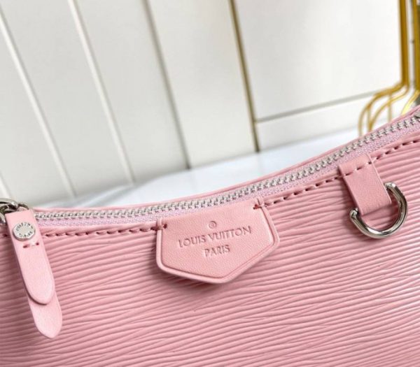 Replica Louis Vuitton Epi Leather Easy Pouch On Strap In Rose Ballerine Pink - Image 7