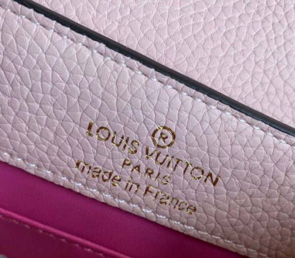 Replica Louis Vuitton Capucines Mini Chain Bag In Pink - Image 8