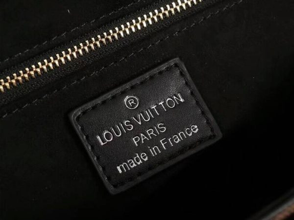 Replica Louis Vuitton Damier Ebene Canvas Vavin PM Bag In Black - Image 6