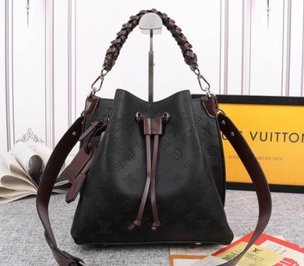 Replica Louis Vuitton Mahina Muria Bag In Black