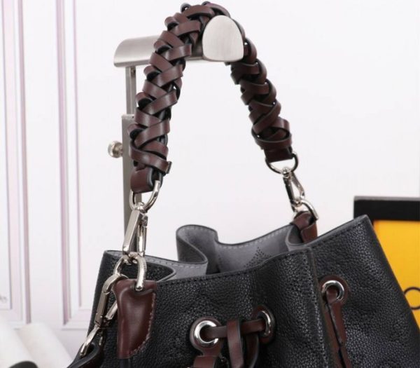 Replica Louis Vuitton Mahina Muria Bag In Black - Image 7