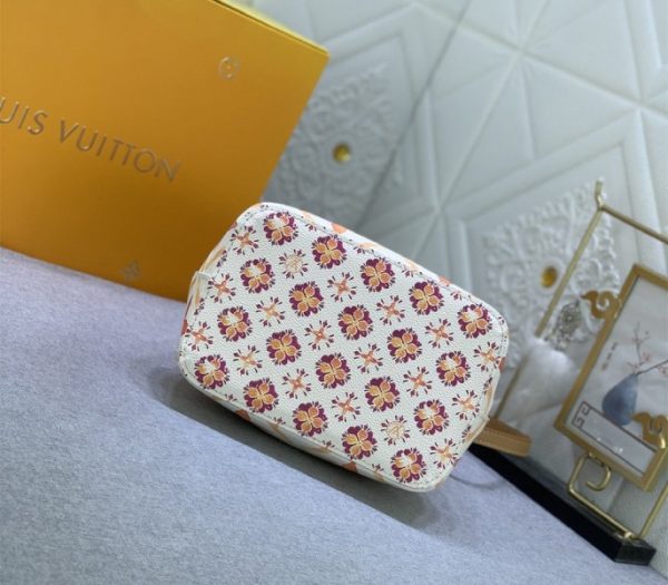 Replica Louis Vuitton LV By The Pool Monogram Tiles Canvas NeoNoe BB Bag In Coral - Image 4