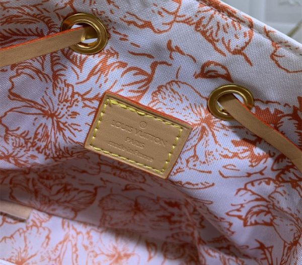 Replica Louis Vuitton LV By The Pool Monogram Tiles Canvas NeoNoe BB Bag In Coral - Image 9