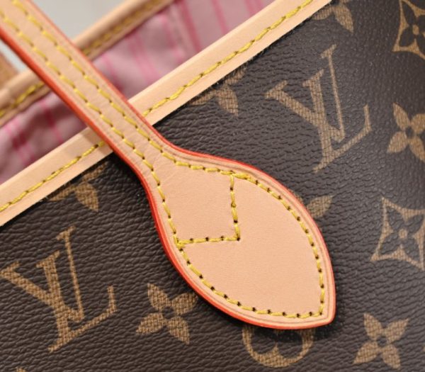 Replica Louis Vuitton Monogram Canvas Neverfull MM Tote In Pink - Image 7