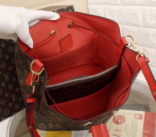 Replica Louis Vuitton Monogram Canvas NeoNoe MM Bag In Coquelicot - Image 6