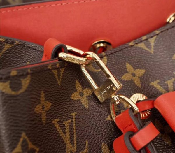 Replica Louis Vuitton Monogram Canvas NeoNoe MM Bag In Coquelicot - Image 8