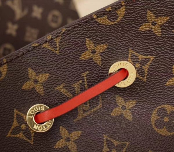 Replica Louis Vuitton Monogram Canvas NeoNoe MM Bag In Coquelicot - Image 9