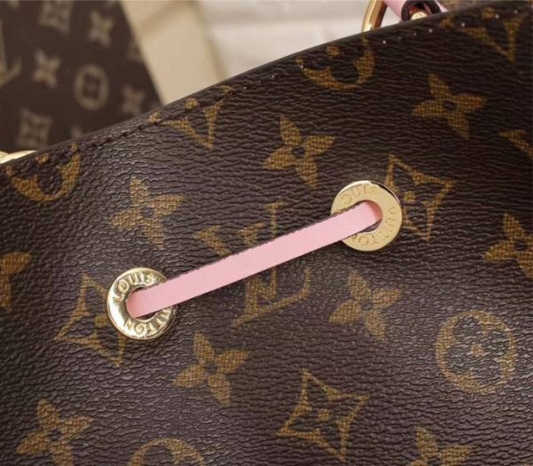 Replica Louis Vuitton Monogram Canvas NeoNoe MM Bag In Rose Poudre - Image 9