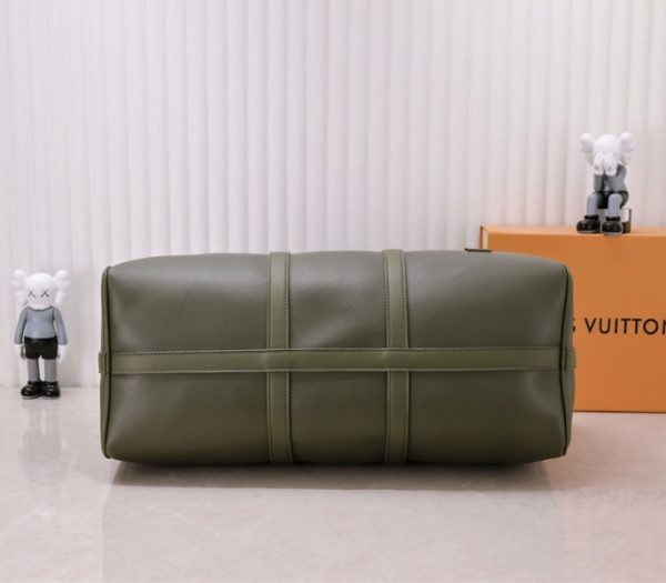 Replica Louis Vuitton Aerogram Keepall Bandouliere 50 Travel Bag In Khaki - Image 4