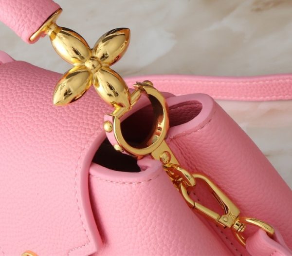 Replica Louis Vuitton Capucines Mini Capucines Handbag In Pink - Image 8