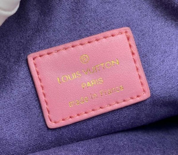 Replica Louis Vuitton Coussin PM Bag In Pink And Purple With Jacquard Strap - Image 7