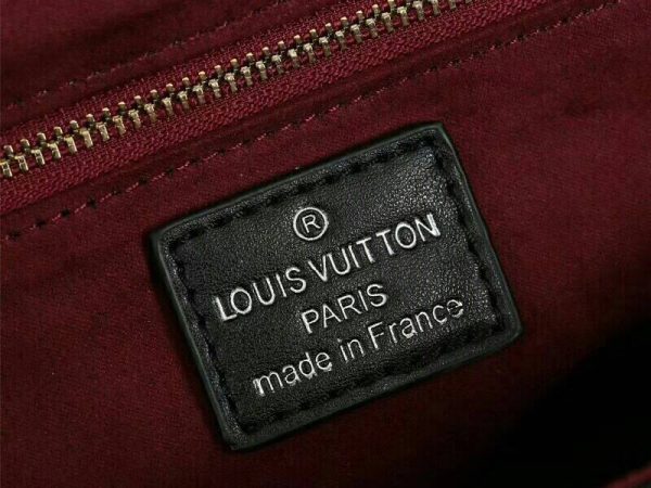 Replica Louis Vuitton Damier Ebene Canvas Vavin PM Bag In Bordeaux Red - Image 6