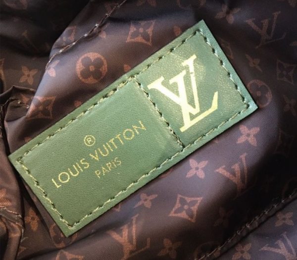 Replica Louis Vuitton Econyl Regenerated Nylon Maxi Multi Pochette Accessoires In Khaki And Beige - Image 7