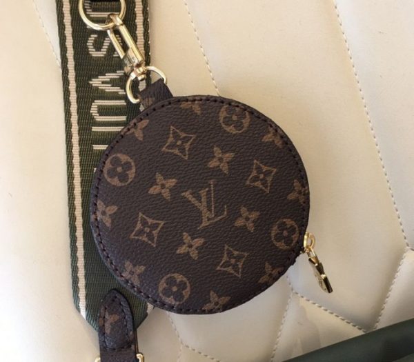 Replica Louis Vuitton Econyl Regenerated Nylon Maxi Multi Pochette Accessoires In Khaki And Beige - Image 9