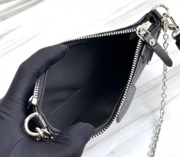 Replica Louis Vuitton Epi Leather Easy Pouch On Strap In Black - Image 6