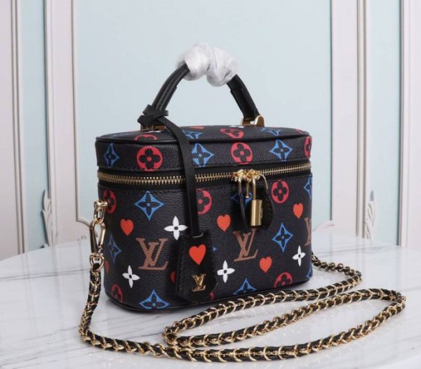 Replica Louis Vuitton Game On Vanity PM Bag In Black - Image 2