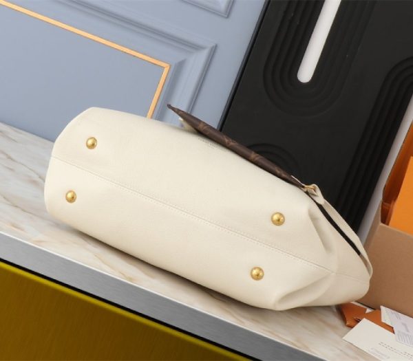 Replica Louis Vuitton Low Key Cabas MM Bag In Quartz White - Image 4