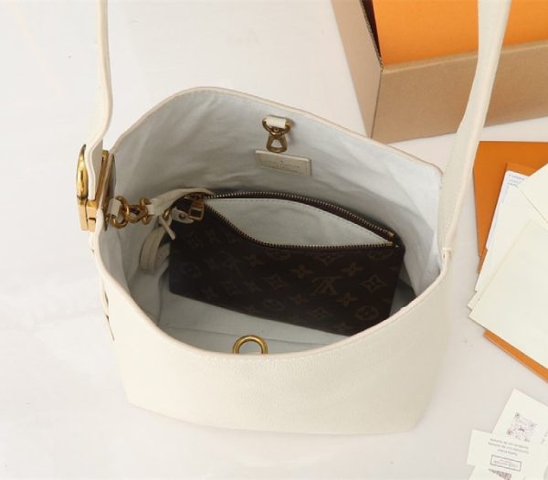 Replica Louis Vuitton Low Key PM Hobo In Quartz White - Image 5