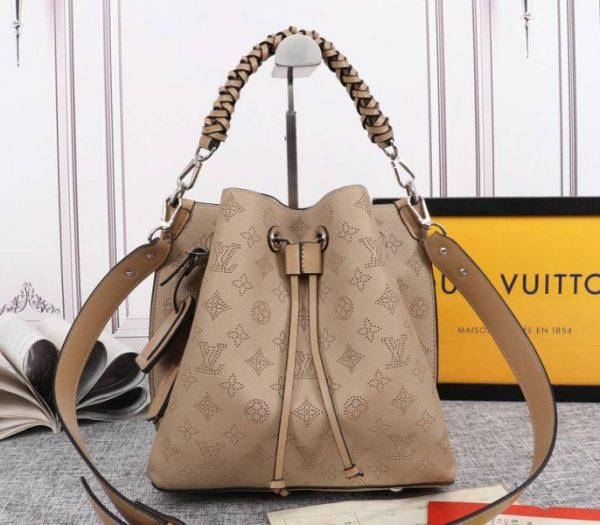 Replica Louis Vuitton Mahina Muria Bag In Galet Gray