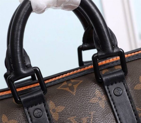 Replica Louis Vuitton Monogram Canvas Mens Zoooom With Friends Nano Keepall Travel Bag - Image 7