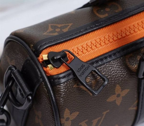 Replica Louis Vuitton Monogram Canvas Mens Zoooom With Friends Nano Keepall Travel Bag - Image 8