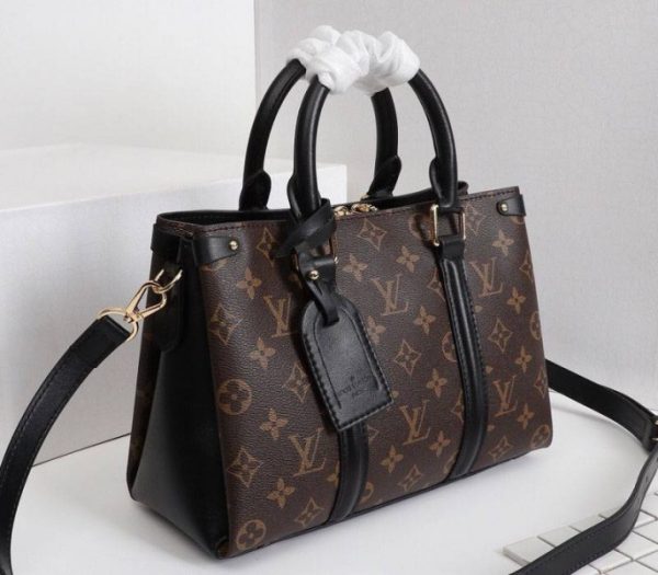 Replica Louis Vuitton Monogram Canvas Soufflot BB Bag In Black - Image 2