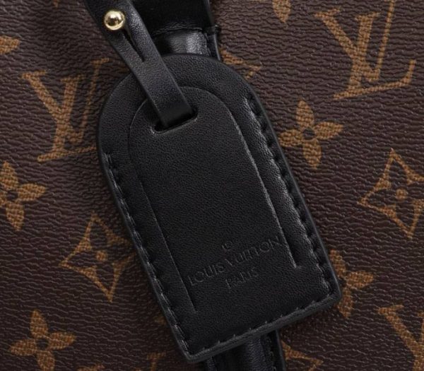 Replica Louis Vuitton Monogram Canvas Soufflot BB Bag In Black - Image 9