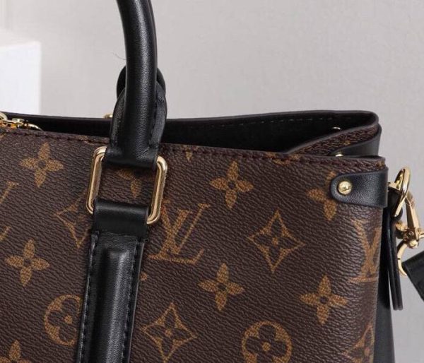 Replica Louis Vuitton Monogram Canvas Soufflot MM Bag In Black - Image 7