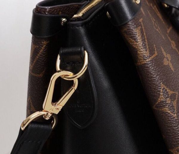 Replica Louis Vuitton Monogram Canvas Soufflot MM Bag In Black - Image 8