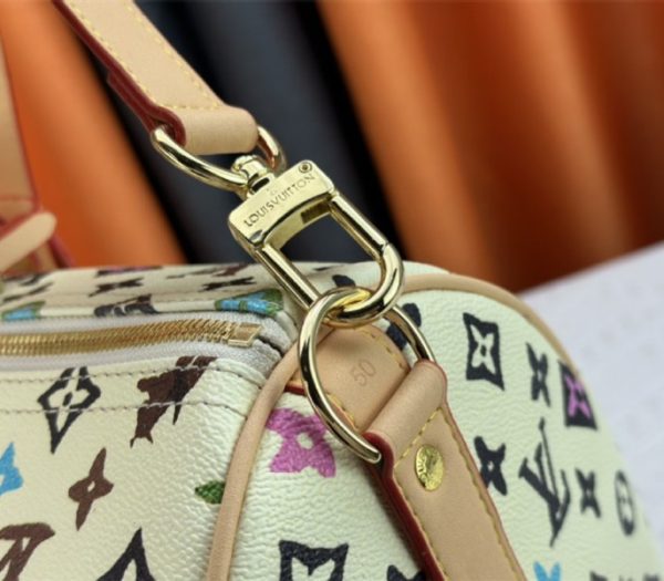 Replica Louis Vuitton Monogram Craggy Keepall Travel 50 Bag In Vanilla - Image 9